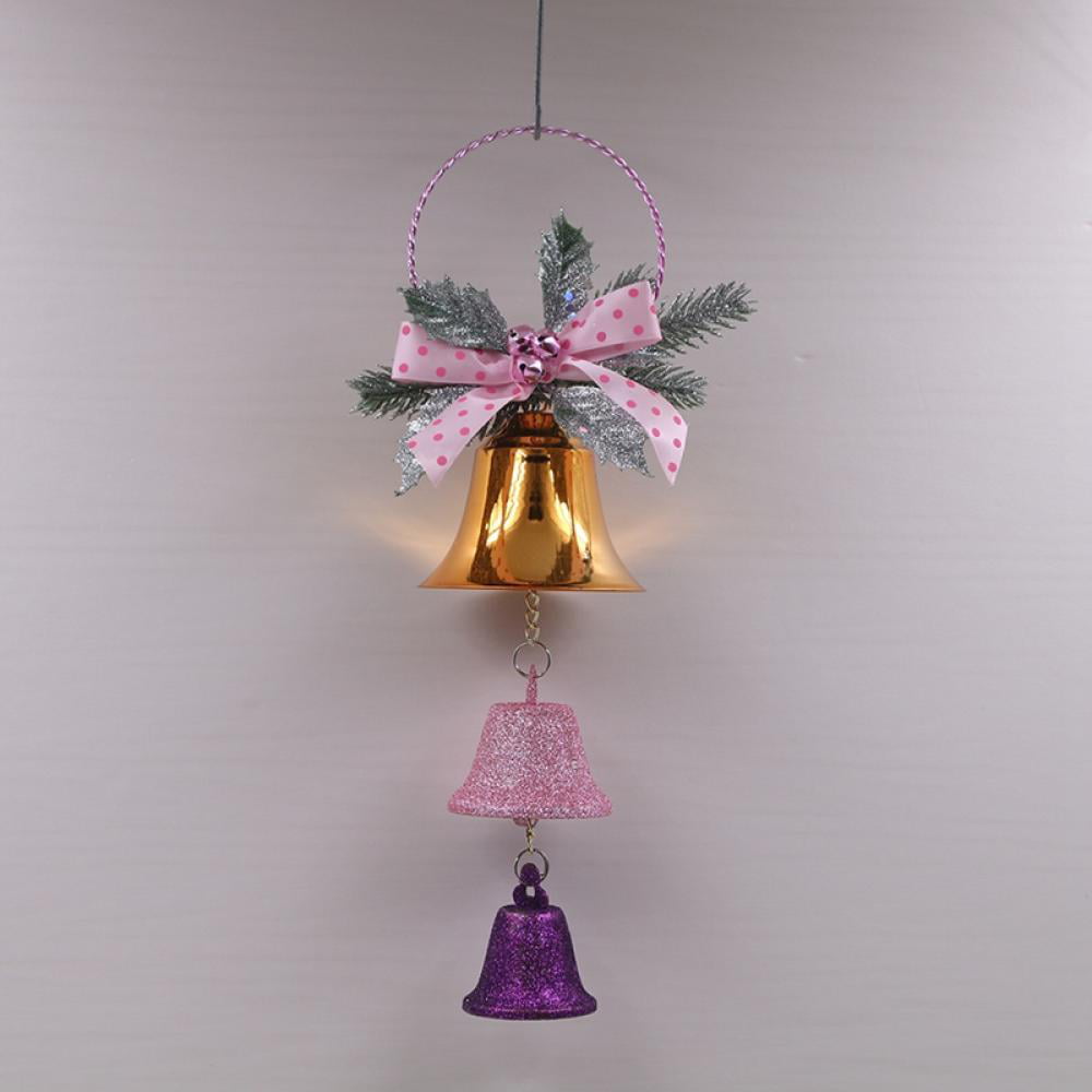 Details about   Christmas bells Hanging Tree Ornaments Baubles Decorations For Garden And Home 
