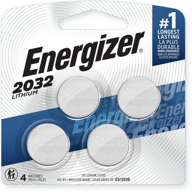 bed Uitstroom Corrupt Energizer 2032 Batteries (4 Pack), 3V Lithium Coin Batteries - Walmart.com