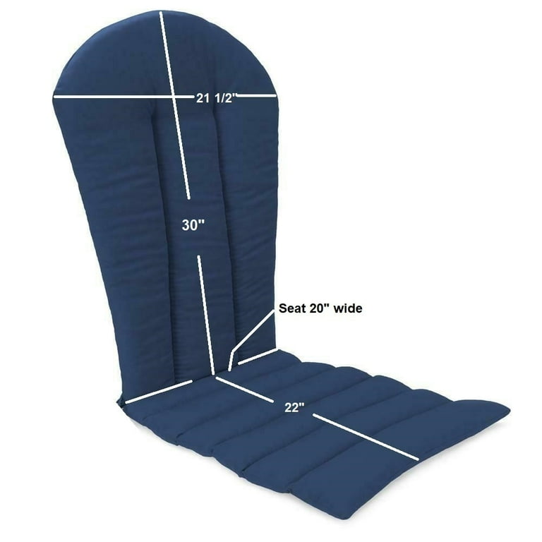 Weathercraft® Outdoor Adirondack Chair Cushion Carousel Fabric