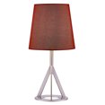 thumbnail image 6 of Teamson Home Table Lamp Metal & Round Shade Modern Lighting Red Aria VN-L00066R, 6 of 9