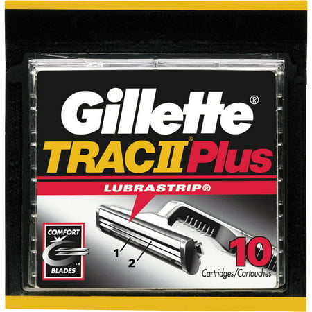 Gillette TRAC II Plus Razor Blade Refill Cartridges, 10 (Best Lightweight Cycling Gilet)