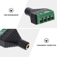 thumbnail image 4 of FRCOLOR Stereo Connector 4pcs 3.5mm Stereo Female Terminal Block Panel Mount Connector Adapter Joint,1.46"X0.91"X0.47", 4 of 5