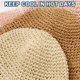 thumbnail image 4 of Circunferencia de la cabeza 52 cm Sombrero de paja de encaje para bebé Sombrero para el sol para niños Sombrero de paja para niños, 4 of 5