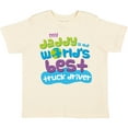 thumbnail image 3 of Inktastic My Daddy is the World’s Best Truck Driver Boys or Girls Toddler T-Shirt, 3 of 5