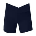 thumbnail image 3 of MEZZALL Toddler Girls Athletic Shorts Slim V Waist Short Leggings Bike Dance Gymnastics Shorts, 13-14 Years, 3 of 3