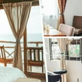 thumbnail image 6 of NANAHuang 4 Pack Mini Magnetic Curtain Tiebacks Modern Simple Style Drape Tie Backs Elegant Hand Weave Rope Knot Decorative Curtain Holdbacks for Home & Office Window Drapery (Beige), 6 of 7