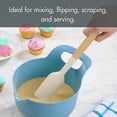 thumbnail image 4 of Mainstays Kitchen Spatula, Silicone Head and Faux Bamboo Handle, Light Gray, 4 of 10