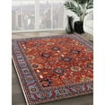 thumbnail image 2 of Ahgly Company Indoor Rectangle Mid-Century Modern Red Oriental Area Rugs, 2' x 4', 2 of 6
