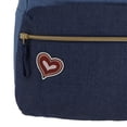 thumbnail image 6 of Levi Strauss Signature 17" Women's Adult Denim Patches Dome Backpack, Good Guy Blue, 6 of 7