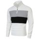 thumbnail image 5 of pstuiky camisas de manga larga para hombre, Camisa informal para hombre con media cremallera, color block, cuello alto y mangas largas salir tops xl, 5 of 8