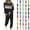 Army Green/H/matching lounge sets for women, variant on 2 Piece Outfits for Women Leopard Patchwork Lounge Sets Long Sleeve Pullover Tops and Drawstring Jogger Pants Matching Sweatsuits with Pockets,Gray,L