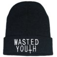 thumbnail image 1 of Gorro de punto Wasteds Youths Anime Winter Beanie Slouch Hat, 1 of 2
