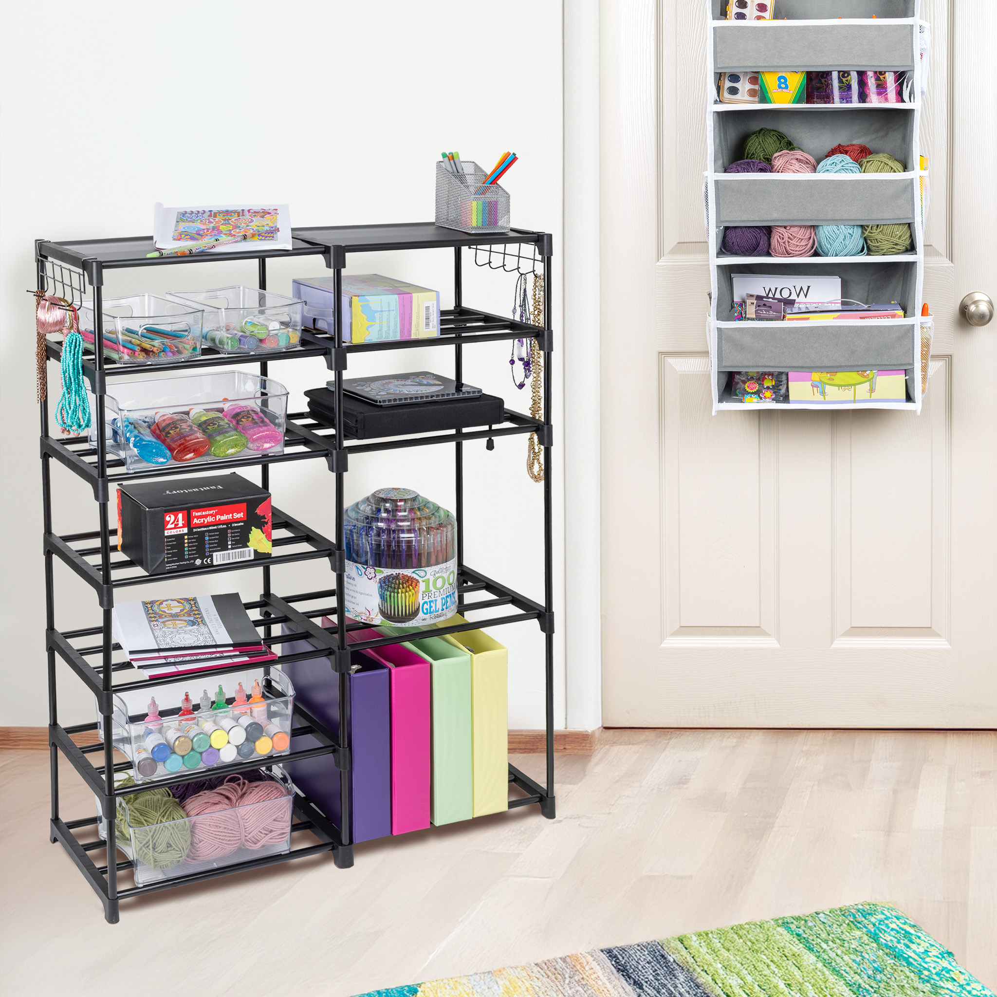 Mainstays Black 7-Tier Shoe Rack photo 6