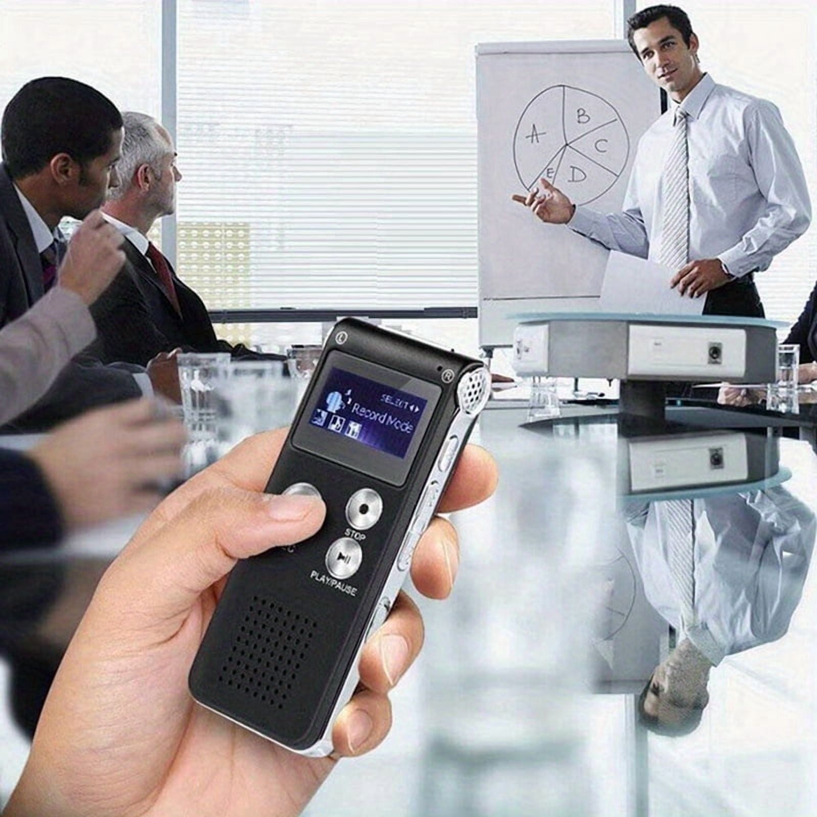 Paranormal Hunting Equipment Digital EVP Voice Activated Recorder USB US 8GB (Black)