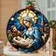 thumbnail image 4 of Adornos Navideños de 20 X 15 Cm (7,87 Pulgadas) con Escena de La Natividad | Regalos Religiosos | Decoración de Madera Multicolor | Tamaño: 20 X 15 Cm, 4 of 6