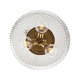 thumbnail image 2 of Golden Lighting Adeline 3-light Flush Mount in Matte Black, 2 of 7