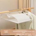 thumbnail image 1 of 10PCS Anti Slip Hanger Household Clothes Hanger Plastic Non Marking and Anti Slip Hanger Clothing Rack Drying Rack for Clothes, 1 of 6