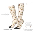 thumbnail image 6 of Fotbe Chicken Family print Women's Men's Novelty Crew Socks Cotton Socks Knee High Socks for Walking,Running,Nurses,Pregnancy, 6 of 8