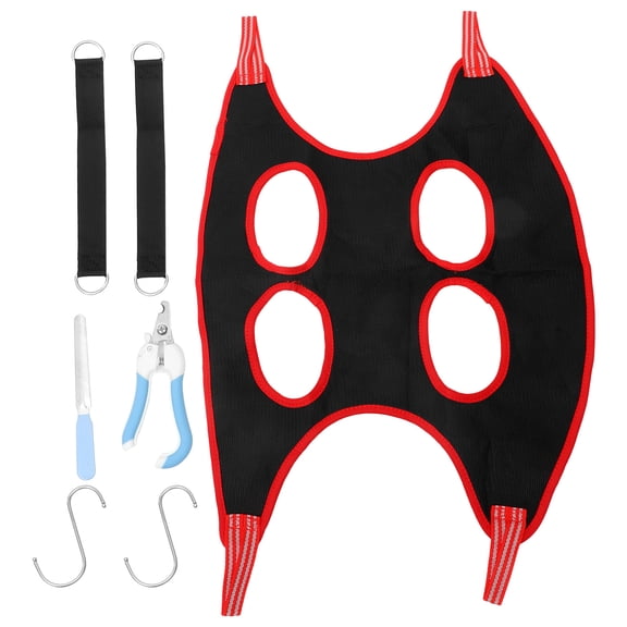 LOLIPPYY 1 Set of Pet Grooming Tools with Synthetic Fiber for Grooming and Nail Care