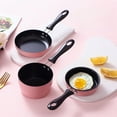 thumbnail image 4 of Mini sartén antiadherente, sartén para freír huevos, mini cocina, juego de comida, olla pequeña rosa para hervir, olla pequeña para niños, 4 of 4