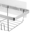 thumbnail image 3 of Era Aldo Wall Mount Shampoo Caddy, Bath Organizer, Adhesive, 2-pack, Chrome, 3 of 4