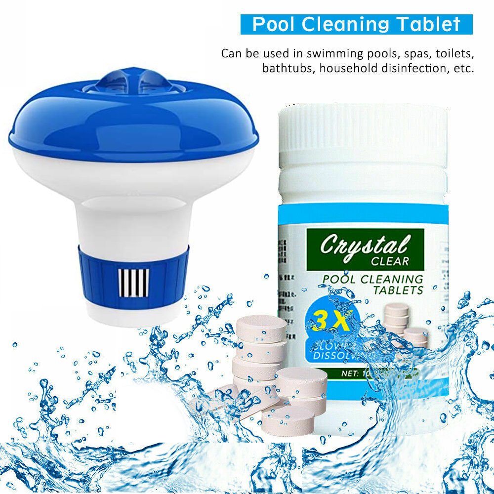 Floating Chlorine Dispenser, 5" Chlorine Floater Tablet Dispenser, With