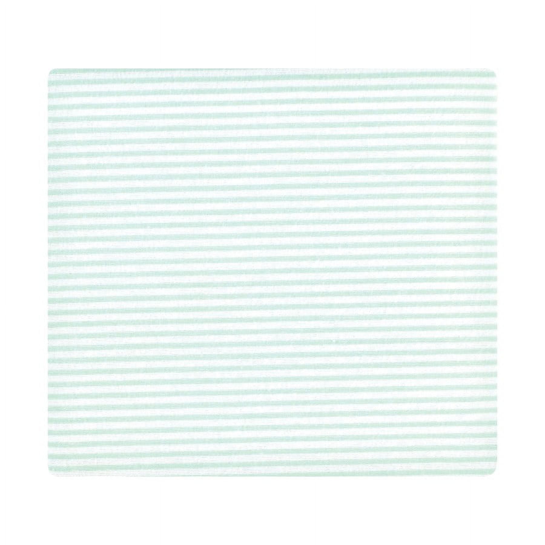 Hudson Baby Infant Girl Cotton Flannel Receiving Blankets Bundle, Eucalyptus, One Size