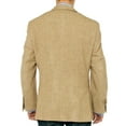 thumbnail image 4 of Mens Camel Herringbone Modern Fit Blazer Luciano Natazzi 2, 4 of 6