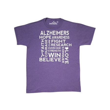 Alzheimers Awareness Support Slogan T-Shirt (The Best Safety Slogans)