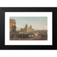 thumbnail image 2 of Carl Nebel 24x17 Black Modern Framed Museum Art Print Titled - Genl. Scott's Entrance into Mexico, Plate 45 (1851), 2 of 5