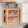 thumbnail image 4 of Ollieroo Bamboo Save Space On Your Kitchen Counter Large Capacity Bread Box, 4 of 7