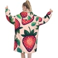 thumbnail image 2 of Moderong Oversized Blanket Hoodie for Women,Birthday Gifts for Teen Girls Sweatshirt Sweater Blanket with Pocket, 2 of 6