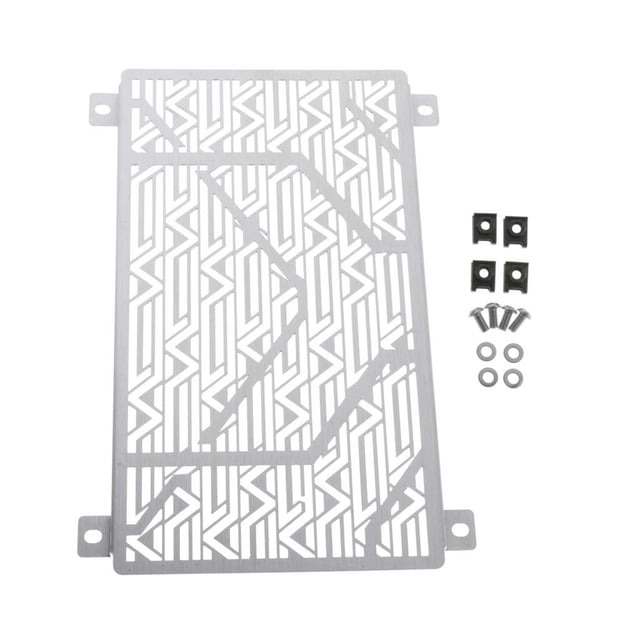 Cubierta Protectora de Acero Inoxidable para Rejilla de Radiador de Motocicleta Yotijar Z250 250400 2018 2019 Plata