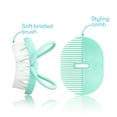 thumbnail image 4 of Frida Baby Baby Head-Hugging Hairbrush + Styling Comb Set, Unisex, 4 of 14