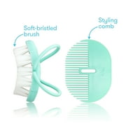 Frida Baby Baby Head-Hugging Hairbrush + Styling Comb Set, Unisex