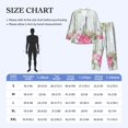 thumbnail image 4 of Balery Vintage Wood with Floral Pijama para Hombre de Dos Piezas con Manga Larga, Conjunto de Dormir y Descanso Suave con Bolsillos-Small, 4 of 7