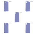 thumbnail image 1 of sweethay Funda protectora elástica a prueba de golpes para teléfono móvil de TPU, reemplazo para iPhone12/12Pro 6.1, gris Lavanda Gris iphone12/12pro 6.1 5piezas, 1 of 6