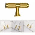 thumbnail image 2 of Golden Drawer Knobs, Solid Brass Construction Ensuring A Comfortable And Secure Grip, Easy Installation With Included Mounting Screw For Cabinets And Drawers (2PCS), 2 of 5