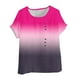 thumbnail image 4 of Vestidos Casuales Para Mujer, Blusas De Mujer De Moda Blusa informal de lino con botones y manga corta estampada para mujer, 4 of 4