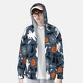 thumbnail image 4 of Kll Halloween 1 Print Men'S Women’s Upf 50+ Sun Protection Outdoor Hoodie Jacket Long Sleeve Fishing Hiking Performance Shirt- Small, 4 of 8