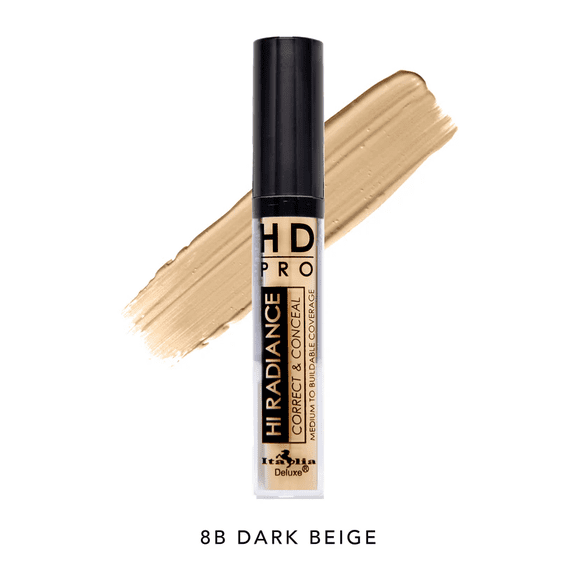Italia Deluxe Hi Radiance Correct & Conceal Corrector Liquid (8B - Dark Beige)