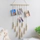 thumbnail image 4 of Exhibición De Fotos Para Colgar En La Pared De Macramé, Exhibición De Fotos Para Colgar En La Pared Con Borlas Tejidas, Decoración Elegante Nórdica, Madera De Pino Para, 4 of 7