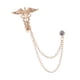 thumbnail image 4 of Broche de traje con cadena, broche de ángel para hombres, cadenas colgantes de fiesta de graduación, broche de cadena para traje de hombre, Dorado Yinane broche de los hombres, 4 of 8