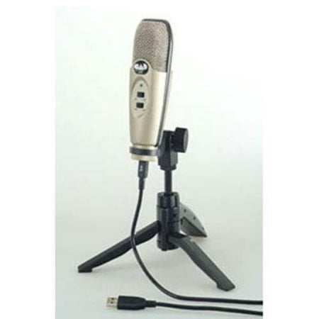 USB Large Diaphragm Cardioid Condenser Microphone with Tripod Stand, 10' USB (Best Large Diaphragm Condenser Microphone Under 500)