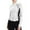 White, variant on EDFBUYKRS V Neck Sweatshirts for Women Pullover Long Sleeve Shirts Tunic Fall Tops Casual Lightweight Sweatshirts L