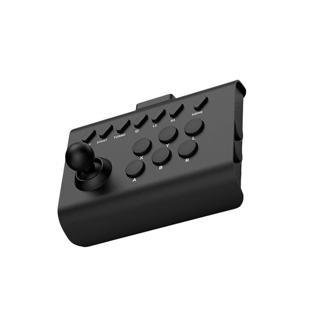 Injueey Joystick inalámbrico Suministros para juegos Base antideslizante Computadora TV Universal Mano de obra fina Control Stick Pieza reemplazada Videojuegos y accesorios Negro