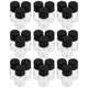 thumbnail image 3 of 50pcs Clear Empty Essential Oil Sample Bottles with Screw Caps, 3 of 4