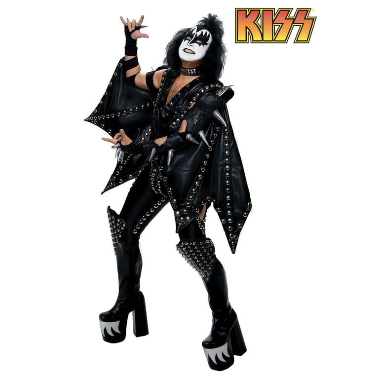 Plus Size Authentic Gene Simmons KISS Costume - Walmart.com