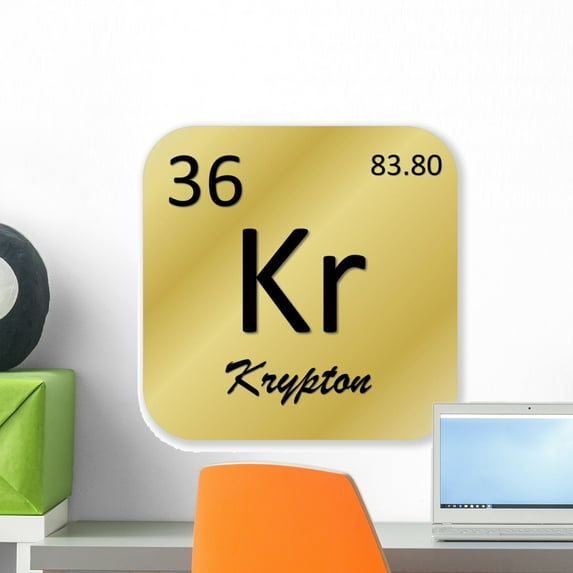 Krypton Element Wall Mural by Wallmonkeys Peel and Stick Graphic (18 in H x 18 in W) WM212860