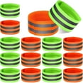 thumbnail image 1 of 16 Pieces Reflective Bands Reflector Bands for Wrist, Arm, Ankle, Leg, High Visibility Reflective Gear Safety Reflector Tape Straps for Night Walking, Cycling and Running, 1 of 7
